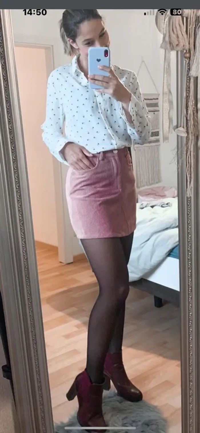 Jupe rose