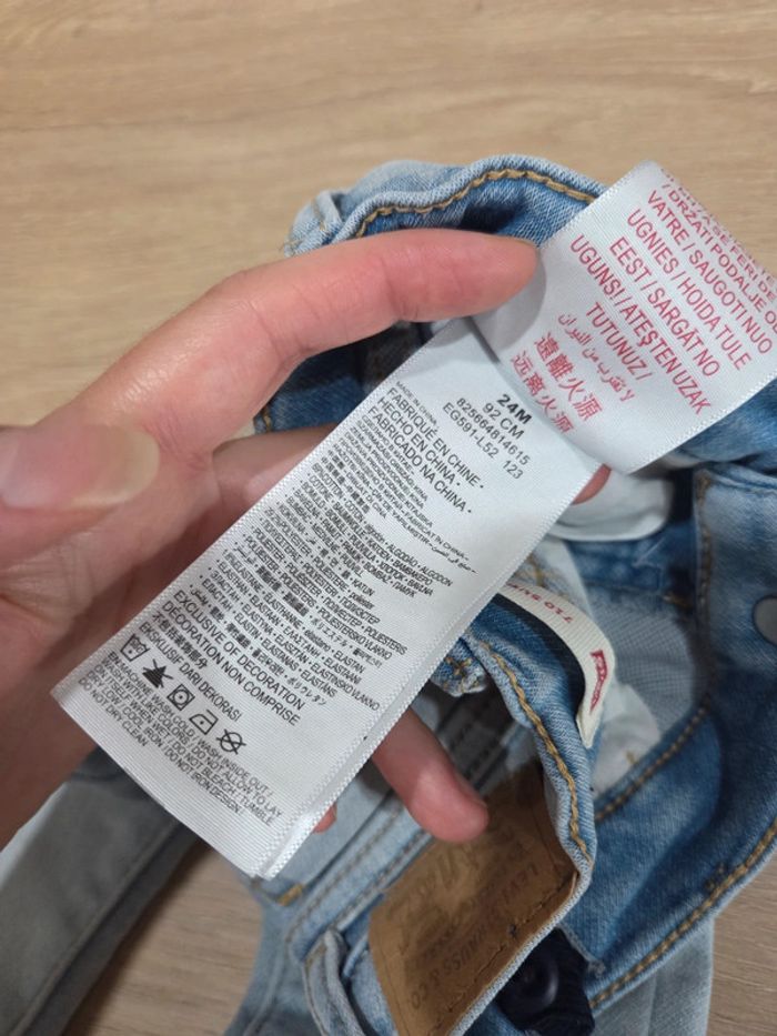 Jean 710 Super Skinny 24 mois fille levi's - photo numéro 5