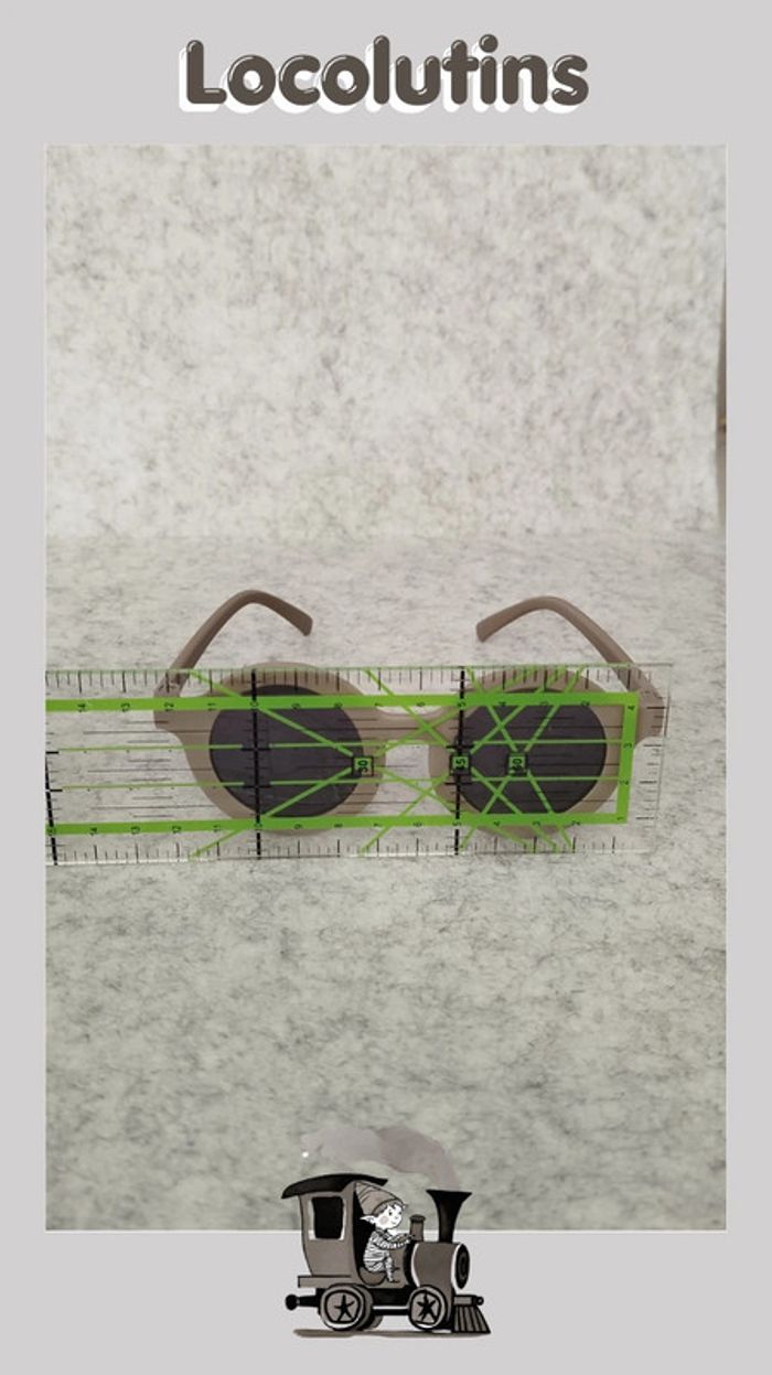 🚂 Lunettes de soleil marron glacé - photo numéro 3