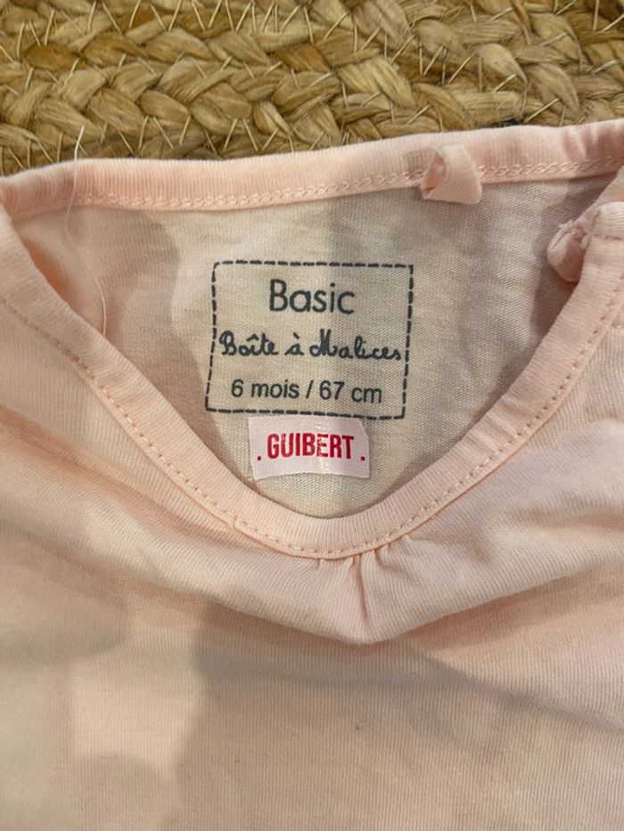 Tee shirt bébé fille 6 mois - photo numéro 2