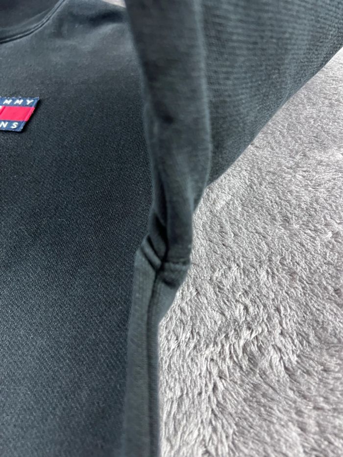 Sweat à Capuche Tommy Hilfiger Jeans 100% coton Noir Taille M - photo numéro 11