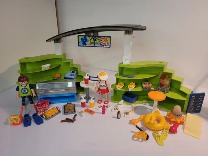 Espace boutique et fast-food Playmobil 6672