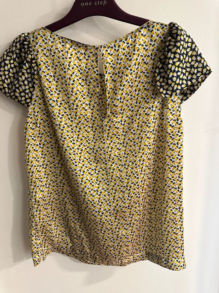 Blouse manches courtes avec effet sur les manches Zara XS - photo numéro 2
