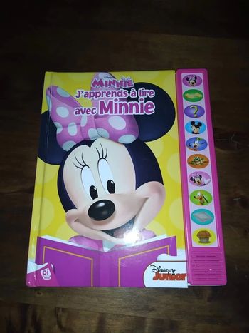 livre interactif : j'apprends à lire avec Minnie