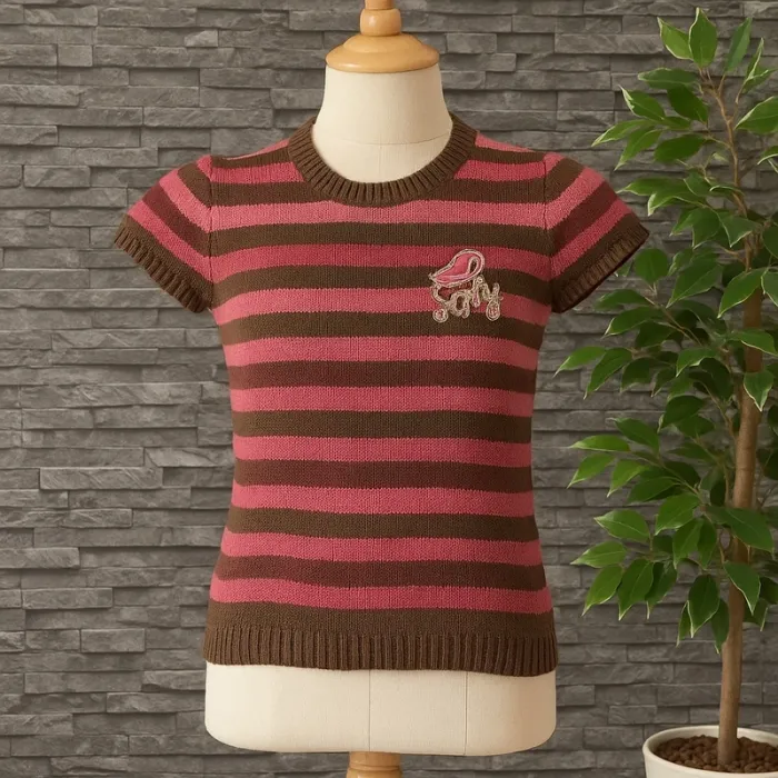 Très beau pull manches courtes Sergent Major – Fille 10 ans