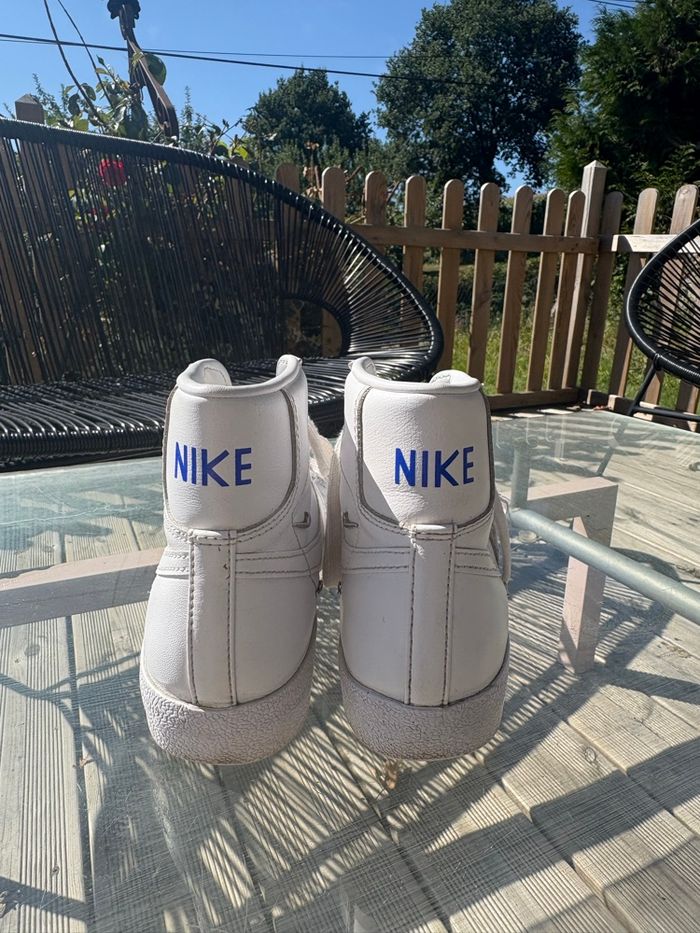 Basket Nike blazer Mid 77 LX blanc - photo numéro 5