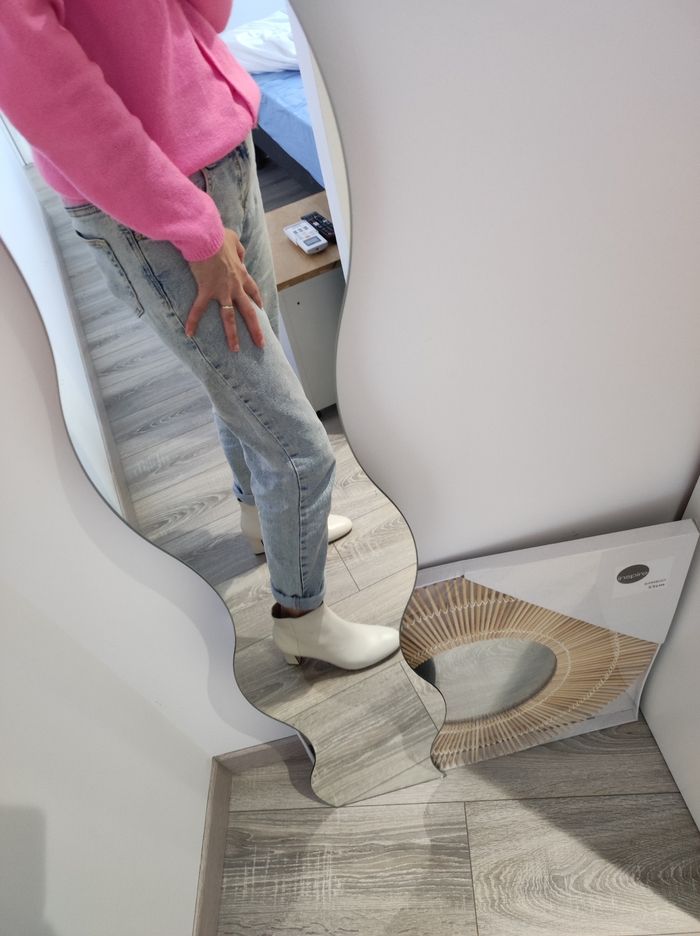 Bottines blanches NEUVES pt 39 Bocage - photo numéro 7