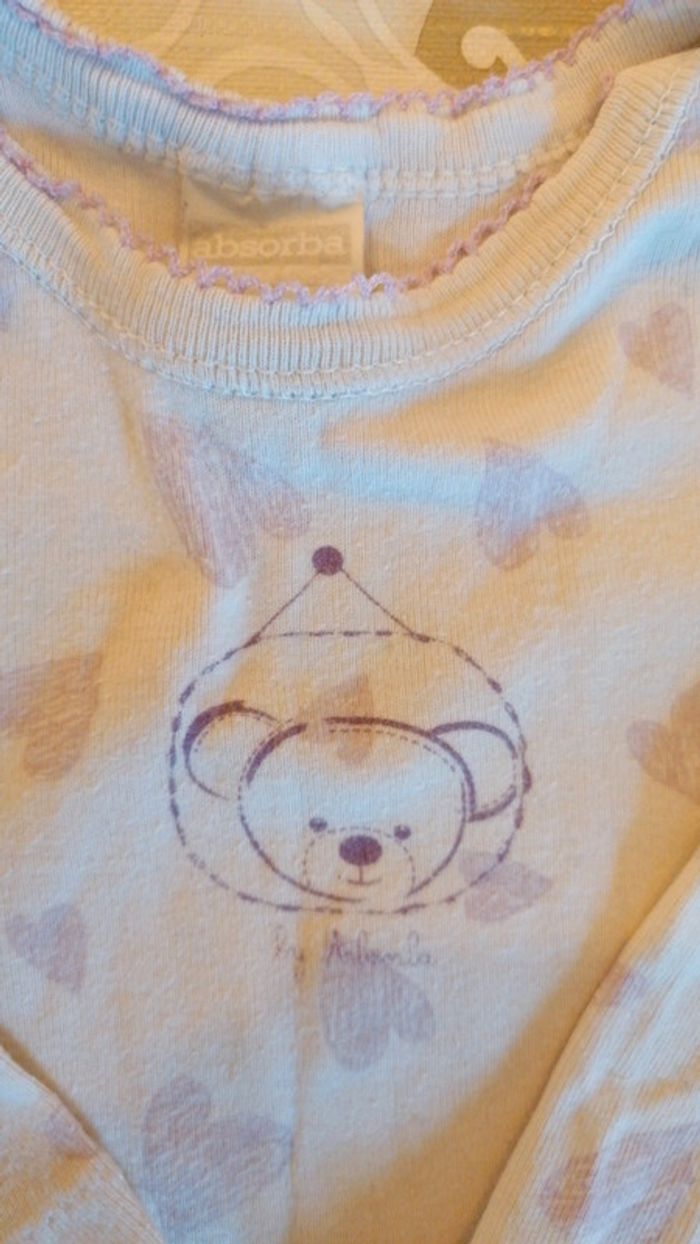 Body motif cœur absorba 12 mois - photo numéro 2