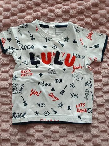 T shirt lulu castagnette 12m tbe