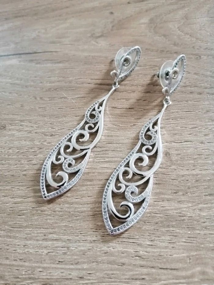 Boucles d'oreilles argent