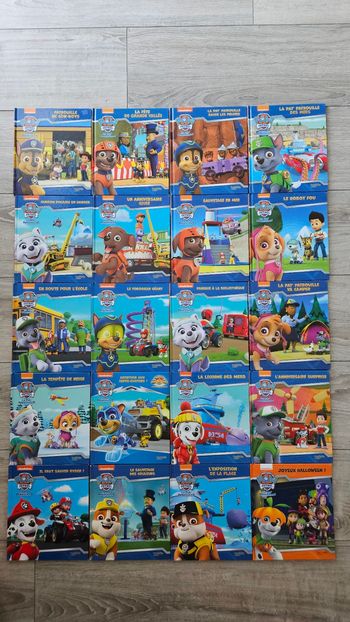 Lot 20 livres La Pat'patrouille