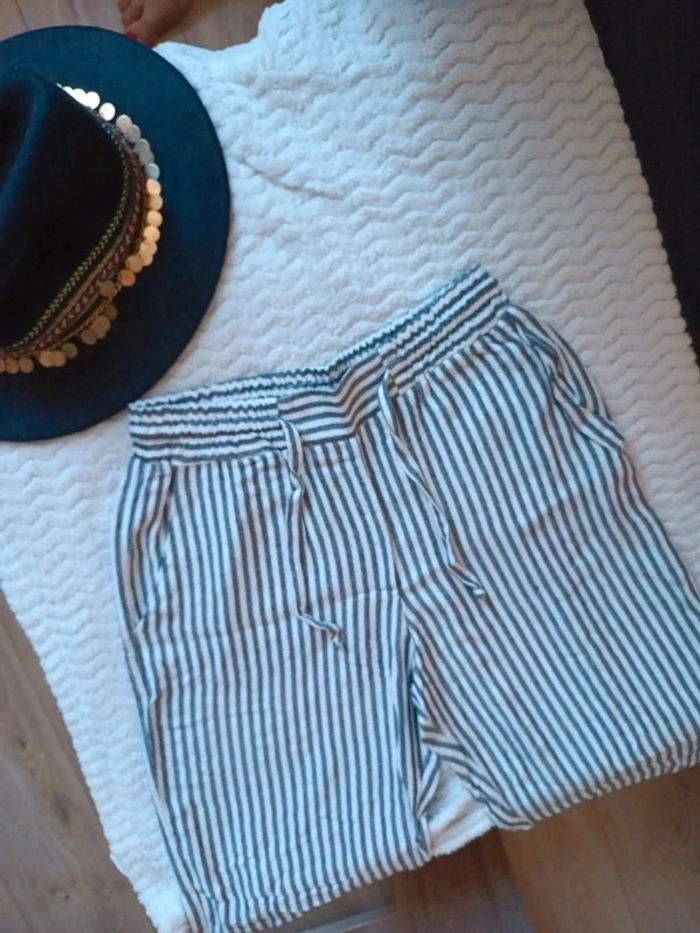 Pantalon rayé fluide - photo numéro 4