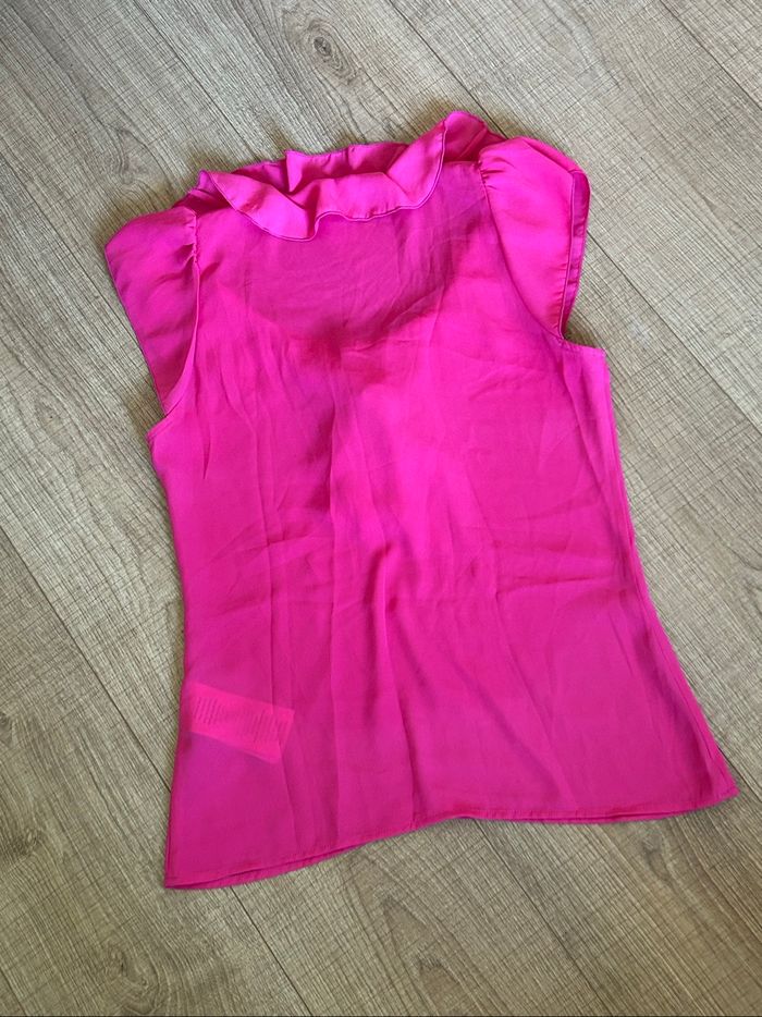 Blouse rose sans manches Morgan taille 36 jamais portée - photo numéro 8