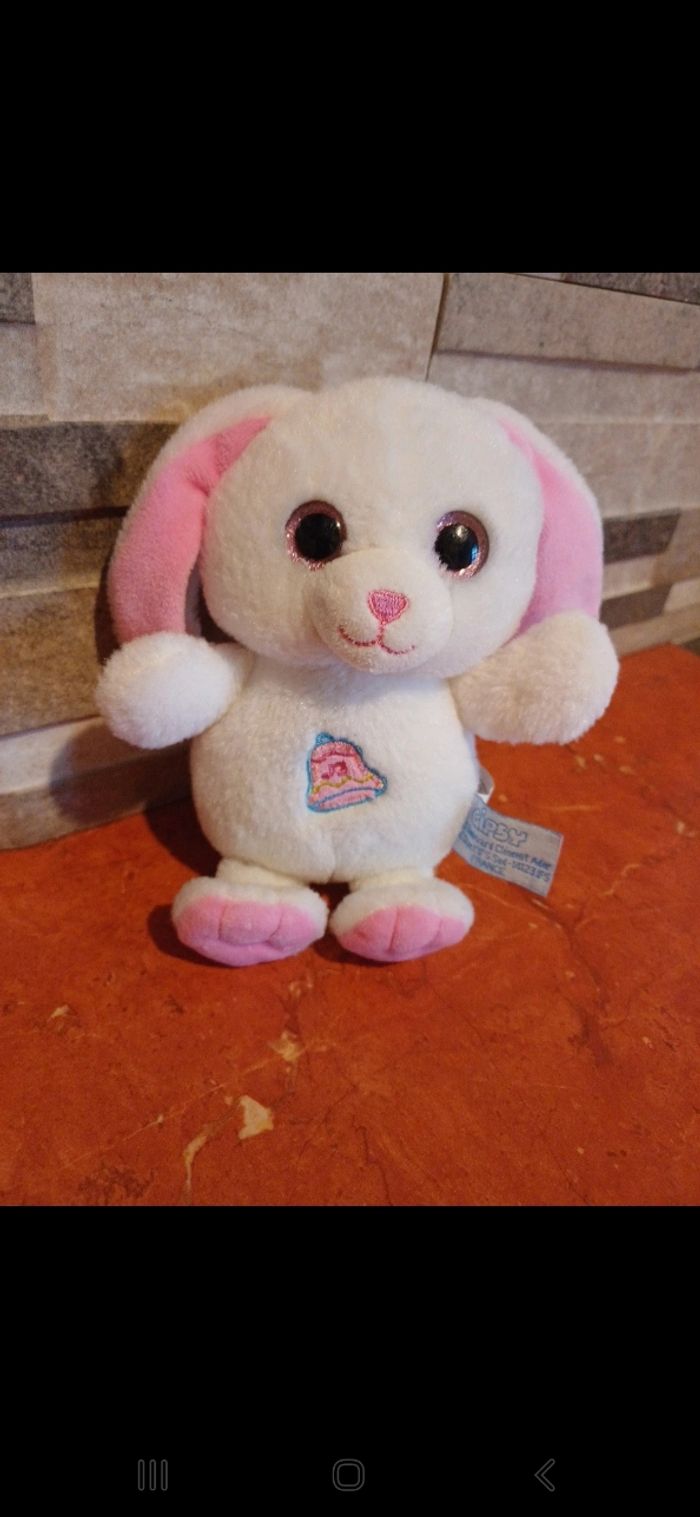 Peluche lapin sonore
