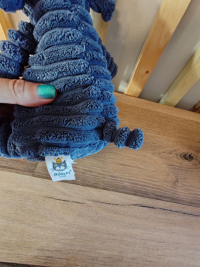 Elephant jellycat marine côtelé - photo numéro 2