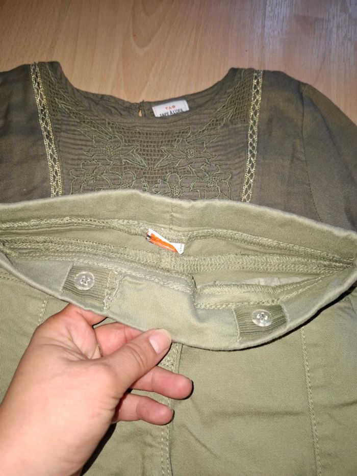 Magnifique ensemble jegging et blouse 7/8 ans 🌺 tape à l'œil 🌺 excellent état - photo numéro 9