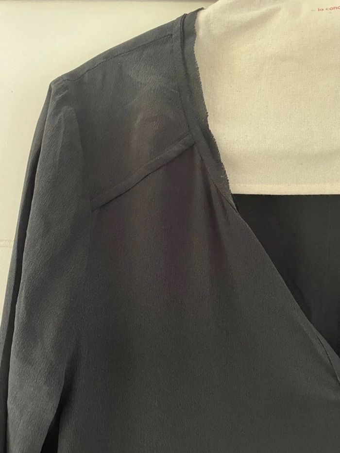 Blouse soie noire Comptoir des cotonniers 38 - photo numéro 2