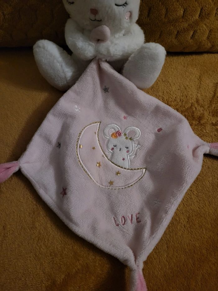 Doudou souris lune étoile simba - photo numéro 4