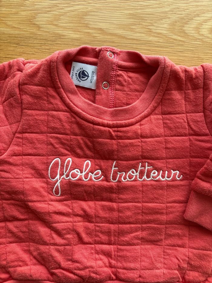 Pull Petit Bateau 6 mois - photo numéro 2