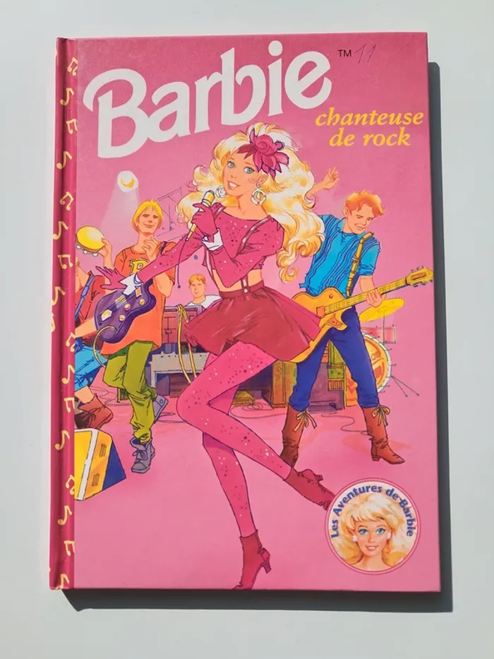 Livre Barbie Chanteuse de Rock