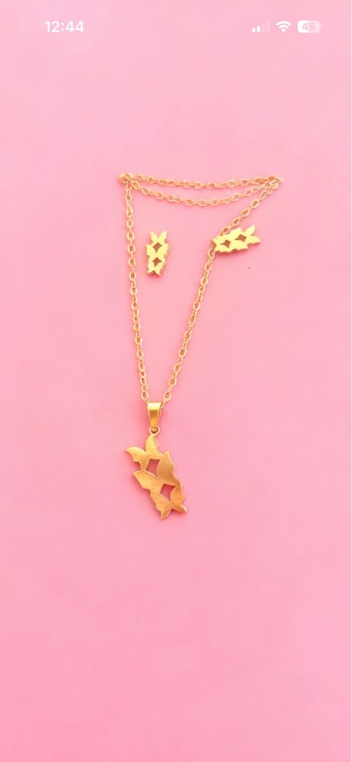 Parure collier boucle d’oreille - photo numéro 6