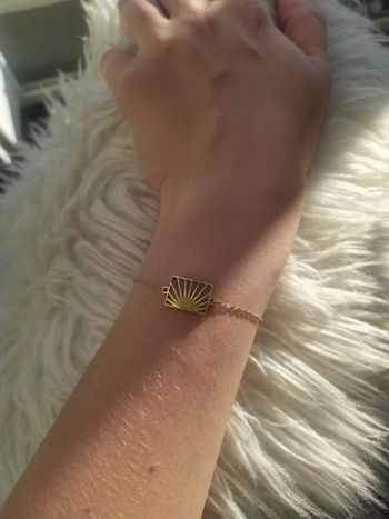 Bracelet "Sunrise" doré en acier inoxydable réglable Bohm En très bon état