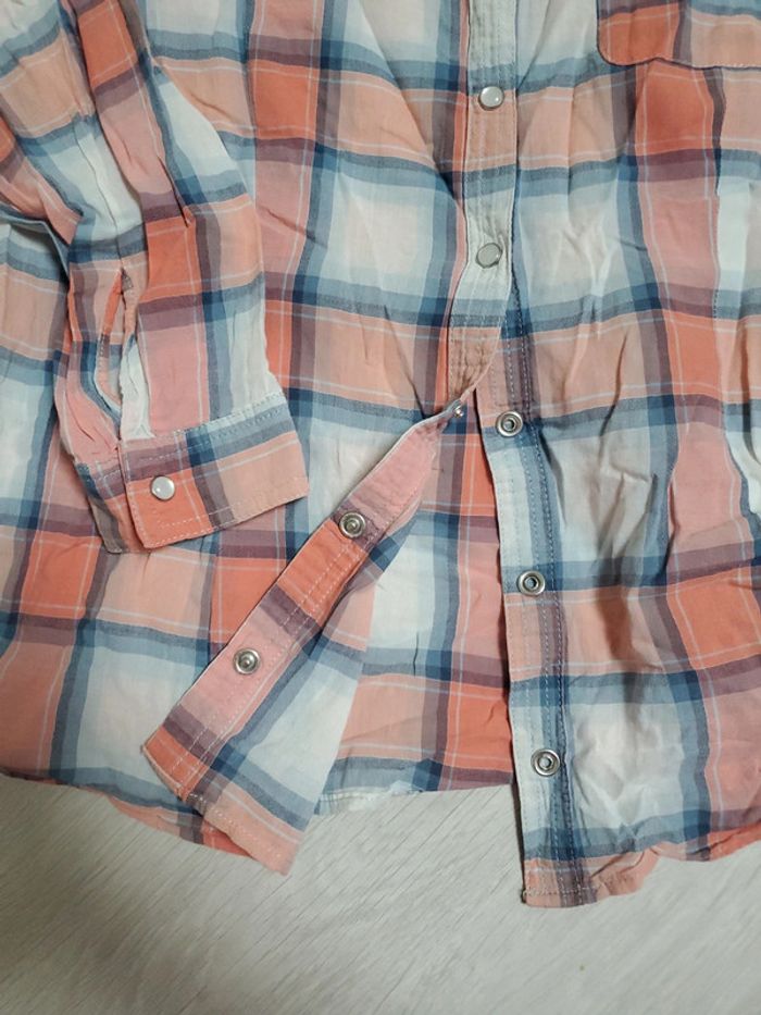 Chemise à carreaux - Camaïeu - taille 36 - photo numéro 2