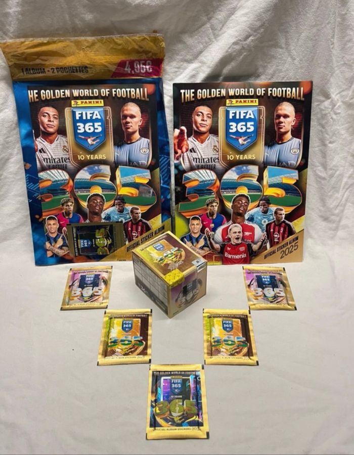 Kit Panini stickers Foot FIFA 365 10 ANS 2025 neuf scellé