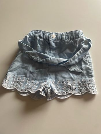 Short fille taille 18 mois