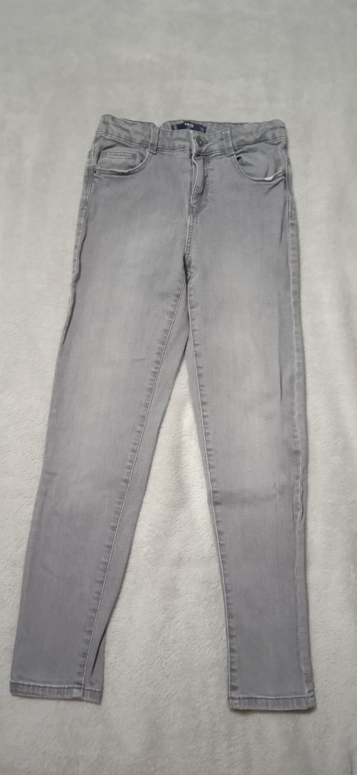 Jean slim gris taille 11/12 ans - photo numéro 2