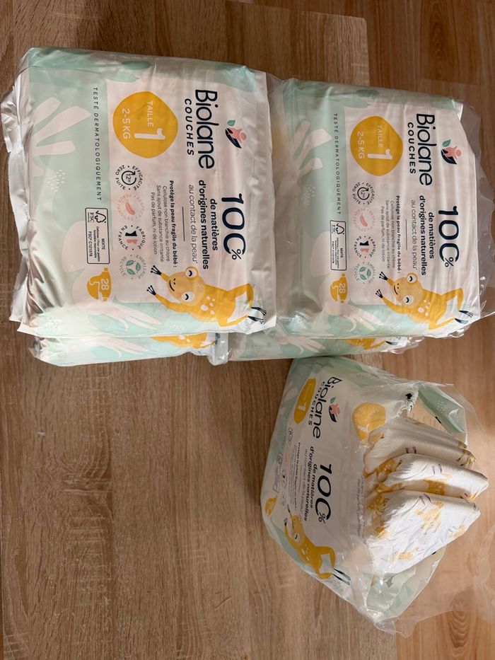 Couche biolane taille 1 - photo numéro 2