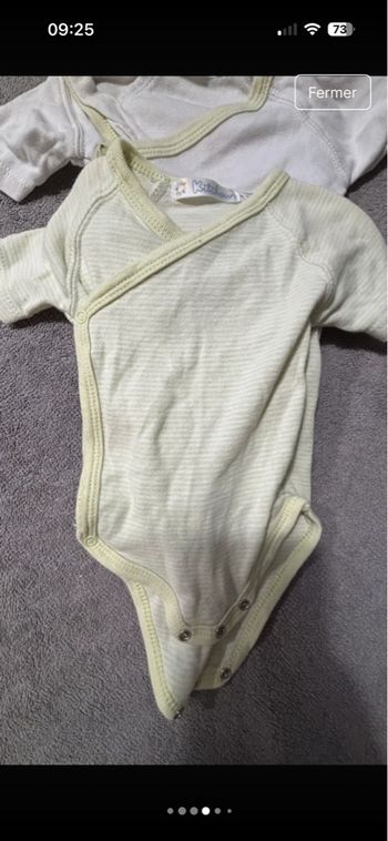 Lot de 4 bodies été 