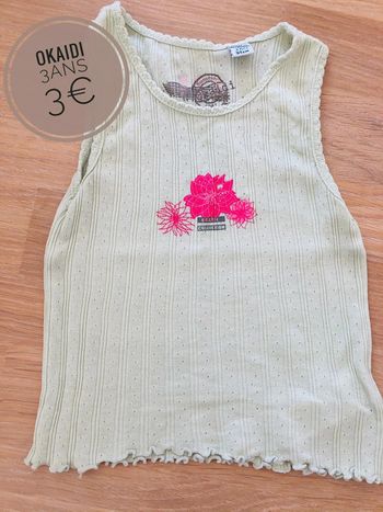 Débardeur tee-shirts Okaidi en 3ans
