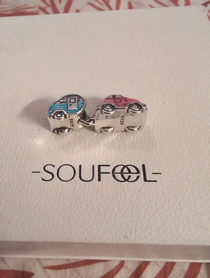 Lot de 2 charm's Soufeel (charm's compatible Pandora moment) - photo numéro 2