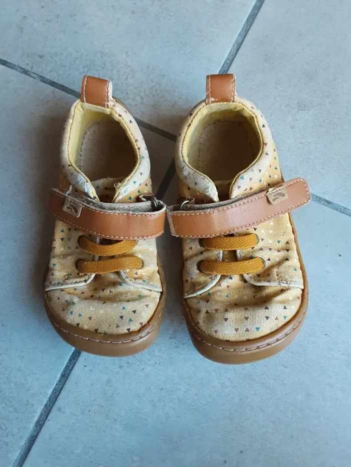 Chaussures tissu vegan jaune P. 24