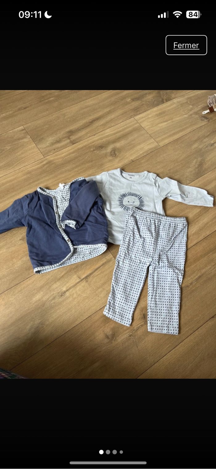 Pyjama 2 pièces coton 9 mois