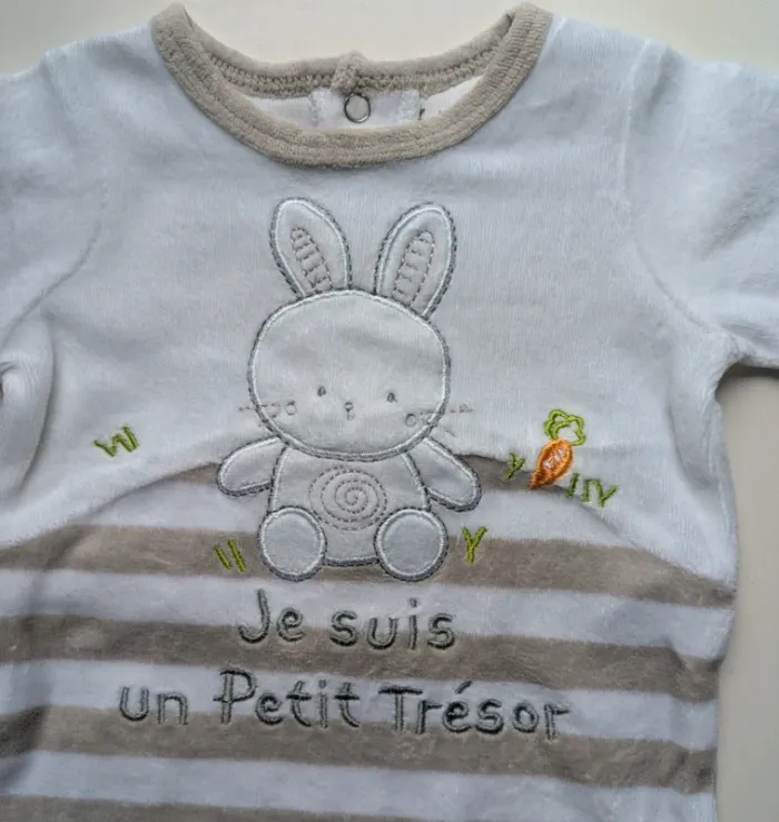 Lot 2 pyjamas/ dors bien velours TBE - photo numéro 4
