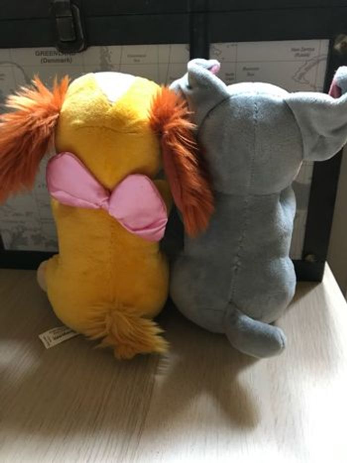 Lot peluches la belle et le clochard - photo numéro 2