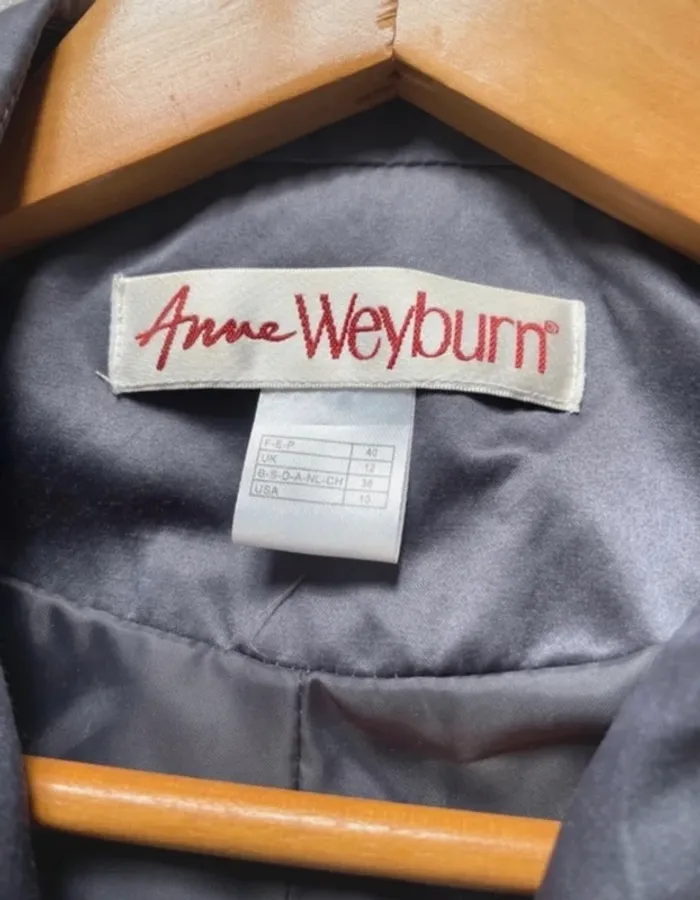 Veste neuve tailleur taupe Anne Weyburn 40 - photo numéro 6