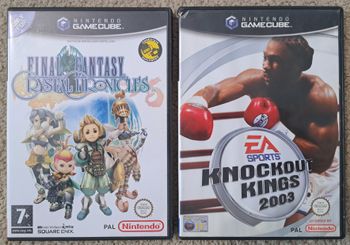 Lot de 2 jeux PAL Nintendo Gamecube