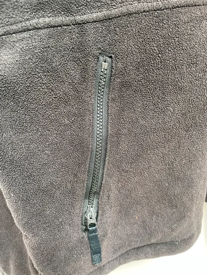 Columbia Vintage Black Fleece Polaire Zip Jacket Mens - photo numéro 5