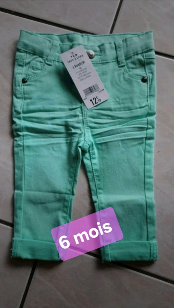 Pantallon neuf tape 6 mois