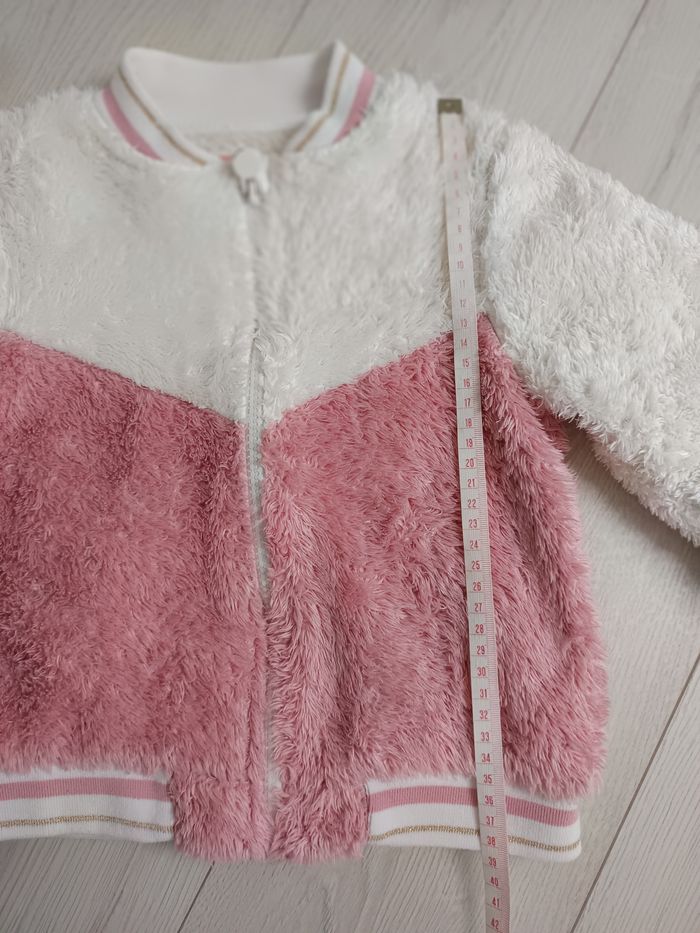 Gilet chaud DPAM 5 ans – blanc et rose tout doux 🩷🤍 - photo numéro 6