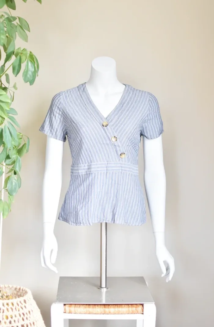 Blouse Balzac en taille 36 - comme neuve - photo numéro 3