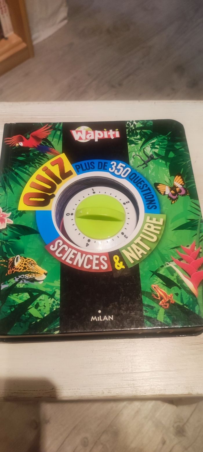 Livre Quiz Wapiti Sciences et Nature
