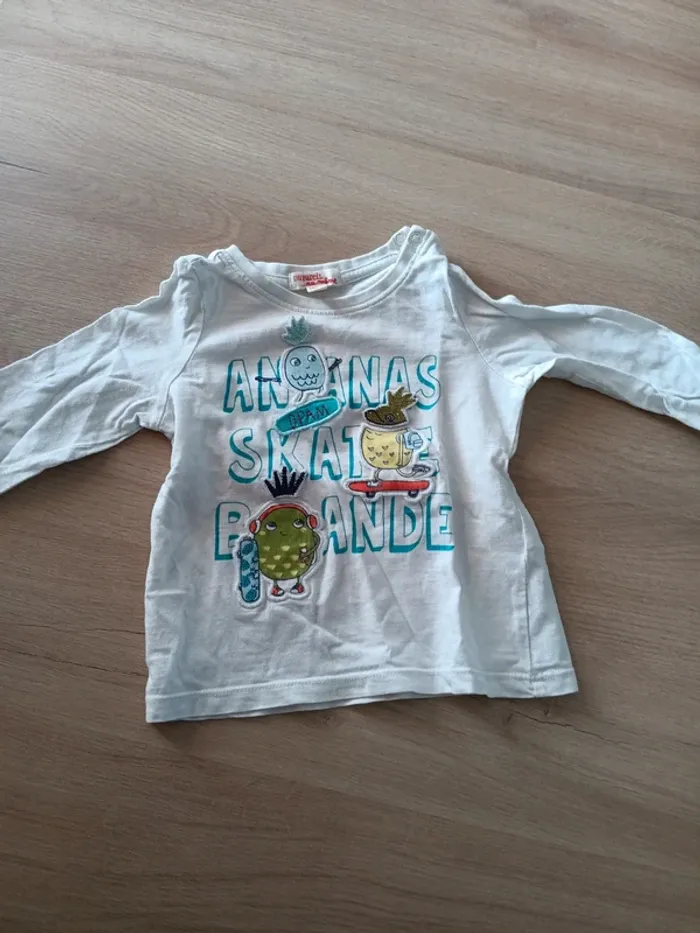 Tee-shirt manches longues 12mois