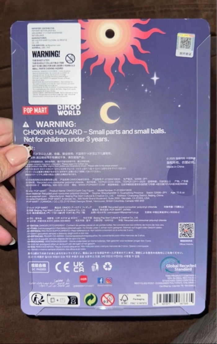 Figurine Dimoo Earth Day Édition Limitée Pop Mart - photo numéro 3