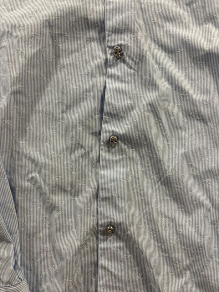 Chemise The Kooples Bleu et Blanc Taille XS - photo numéro 4