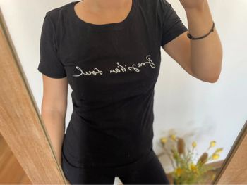 Tee shirt noir femme