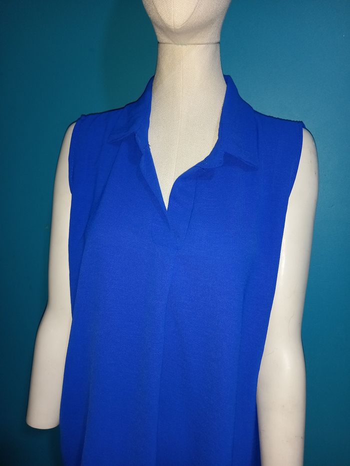Blouse bleu roi - photo numéro 2